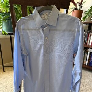Blue Dress Shirt with French Cuffs. Great Condition.